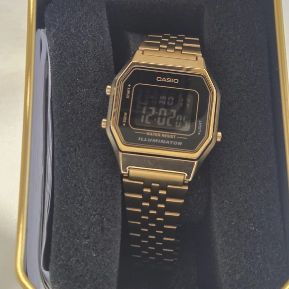 Casio A168 3298 Digital Watch Box With Instruction Manual - Picture 7 of 8